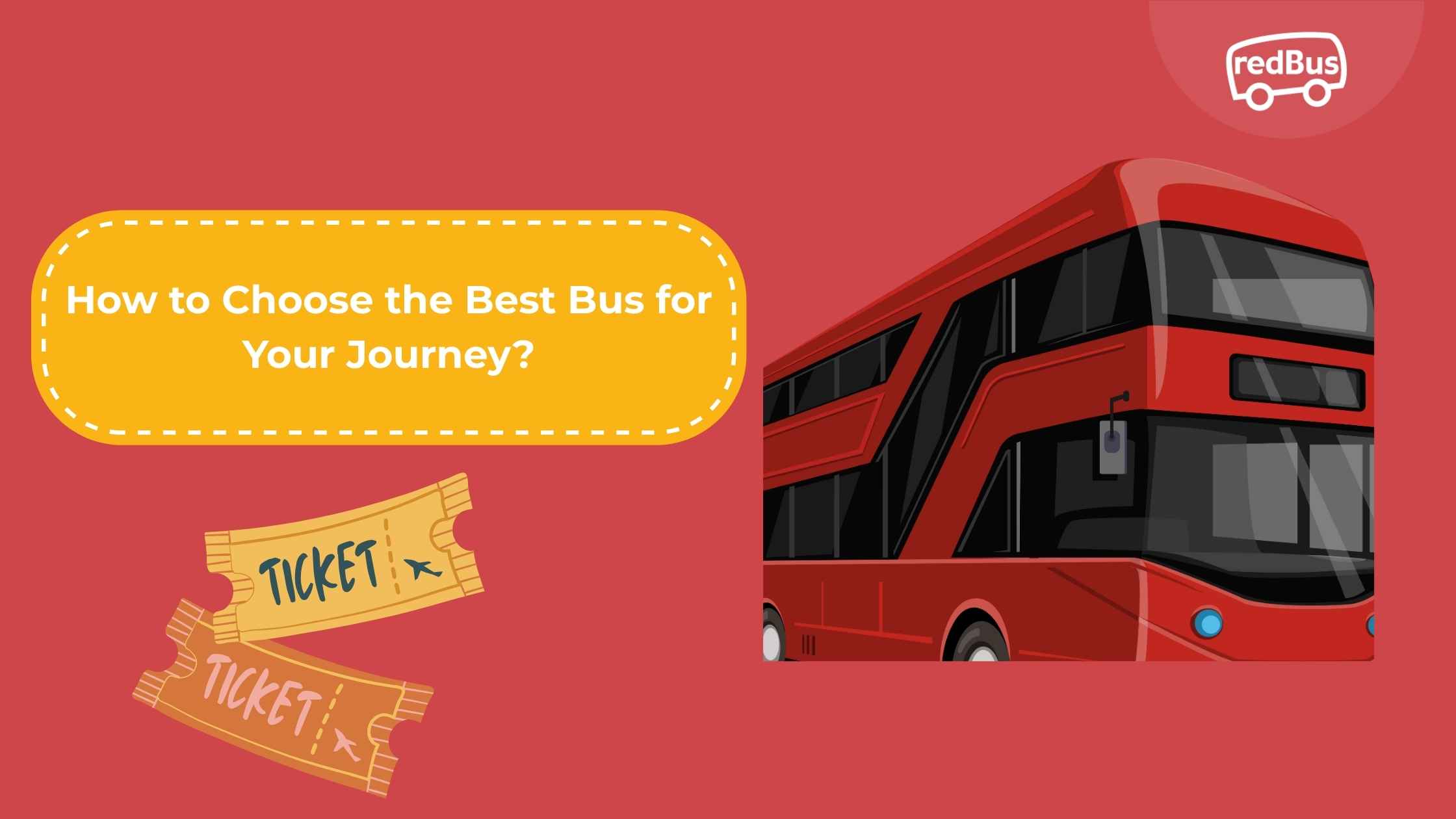 How to Choose the Best Bus for Your Journey? - redBus Blog