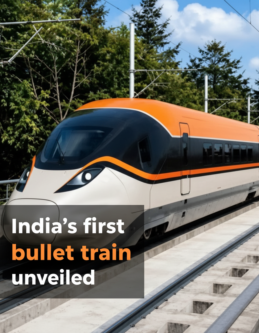 India's first bullet train