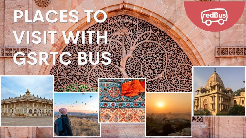 PLaces to visit with GSRTC buse