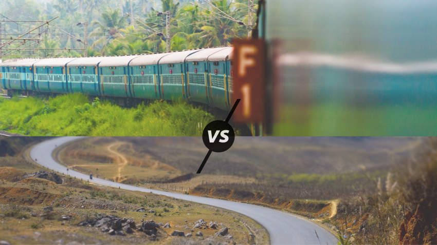 Advantages of train over road