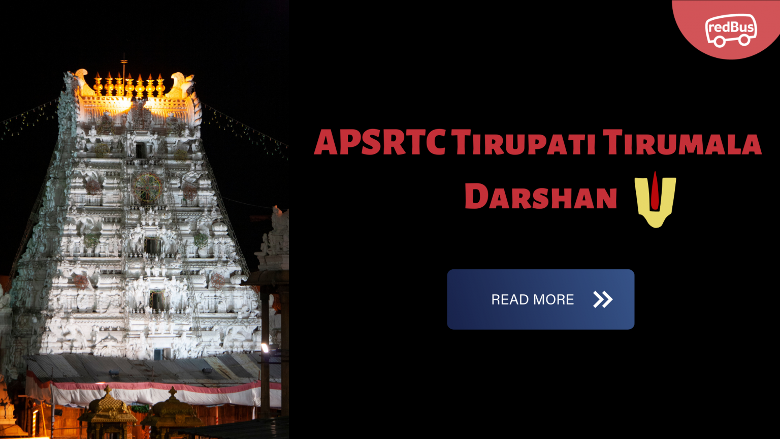 APSRTC Tirupati Tirumala Darshan Tickets - redBus Blog