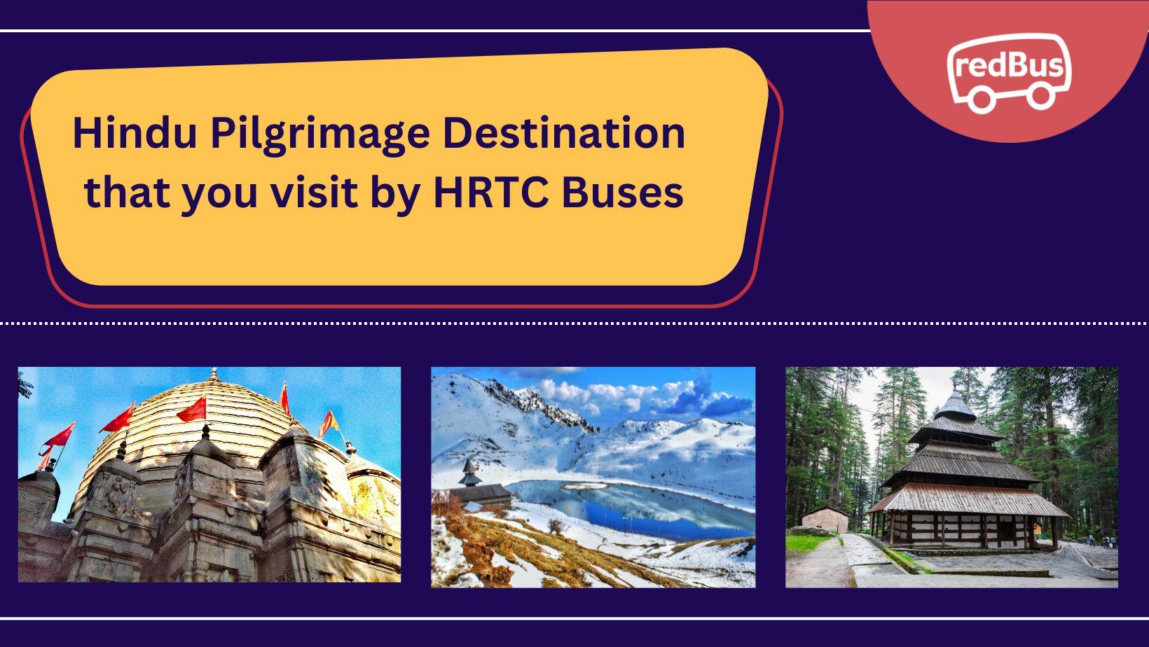 Hindu Pilgrimage Destinations Accessible via HRTC Bus Travel