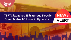 TSRTC launches 25 luxurious Electric Green Metro AC buses in Hyderabad