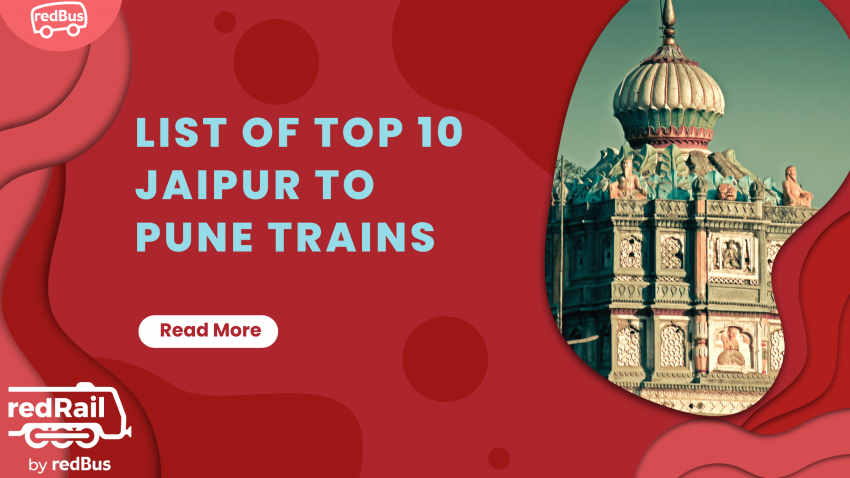 list of TOp 10 Jaipur to pune trains