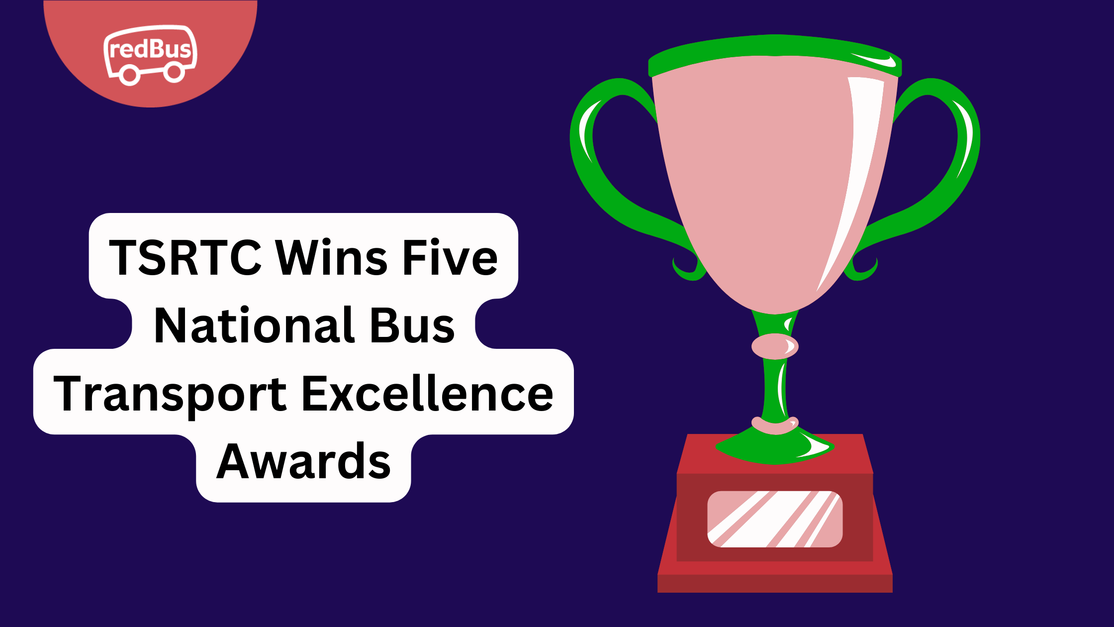 TSRTC: Wins Five National Bus Transport Excellence Awards