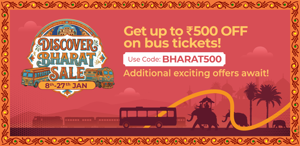 redBus Discover Bharat Sale: Book Bus Tickets at Unbeatable Prices