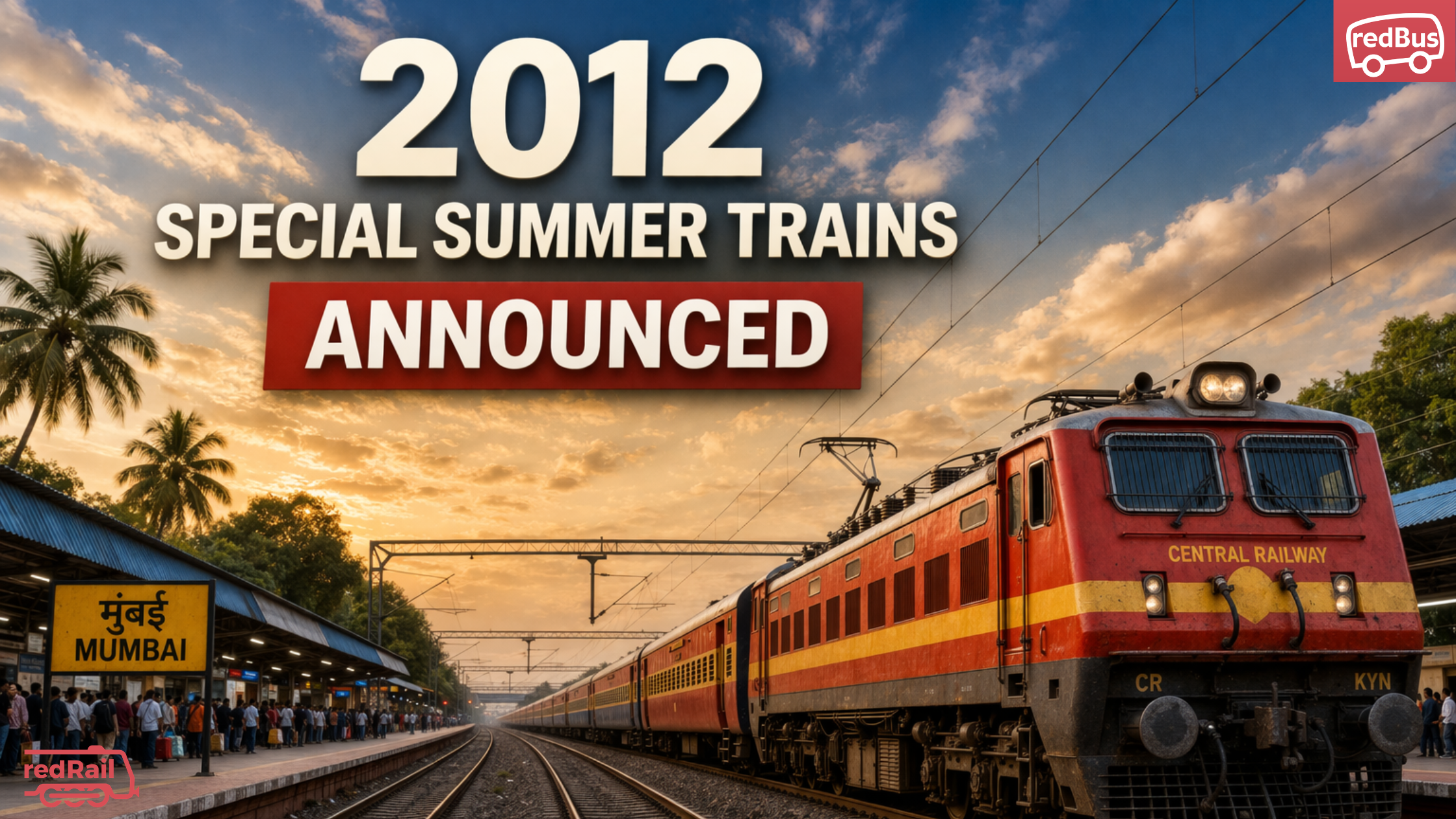 2012 Summer special trains announced