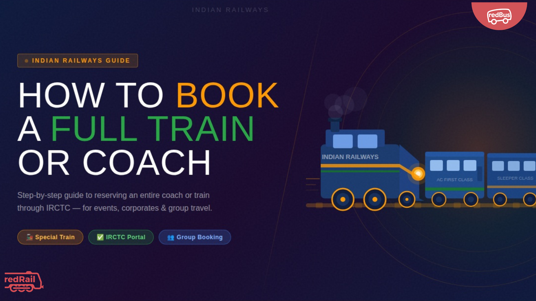 How to Book a Full Train or Coach?