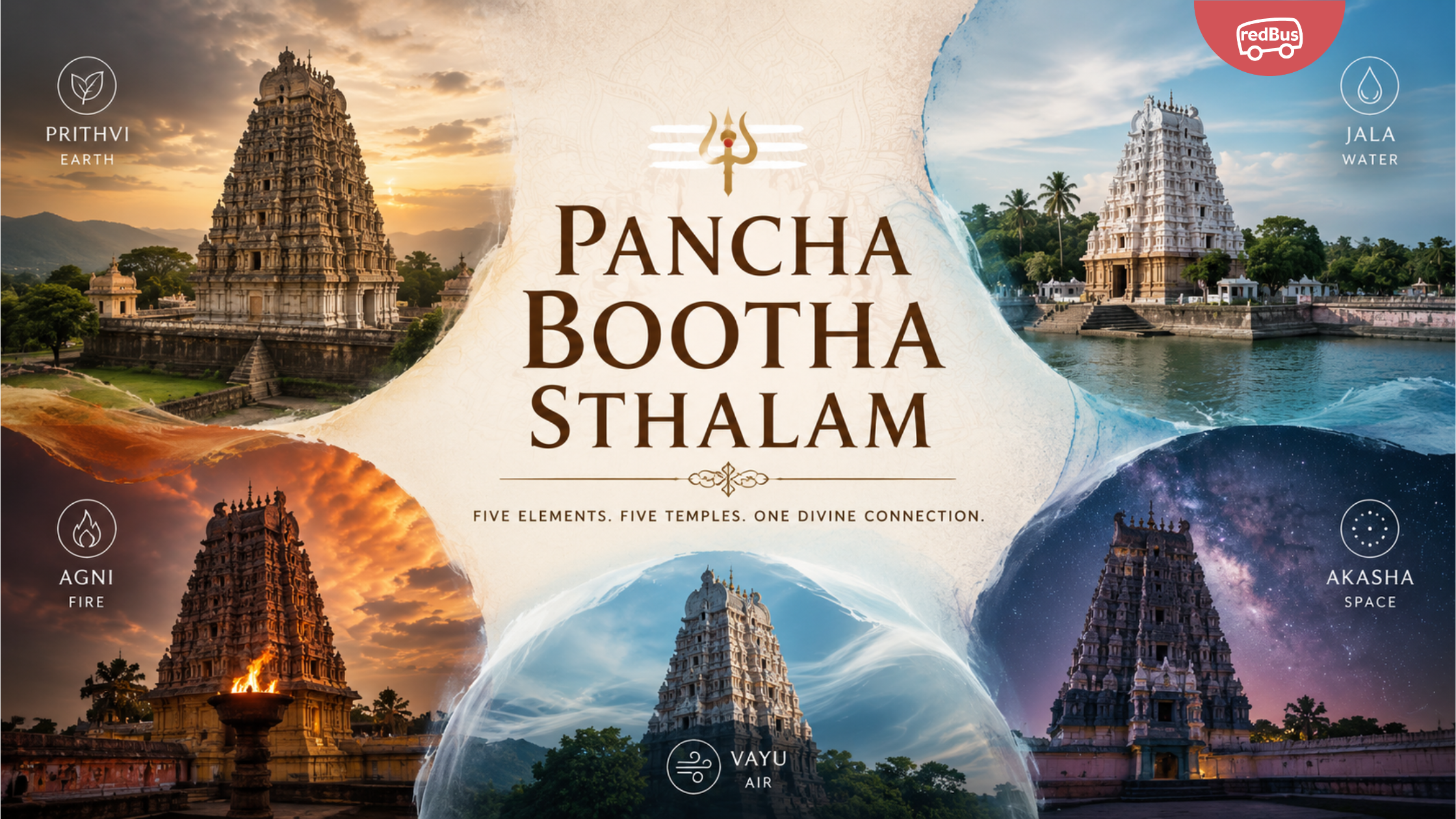 The Complete Guide to the Five Elemental Shiva Temples of South India